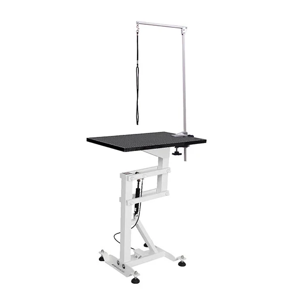 Kwadratowy stół do pielęgnacji zwierząt z podnośnikiem pneumatycznym